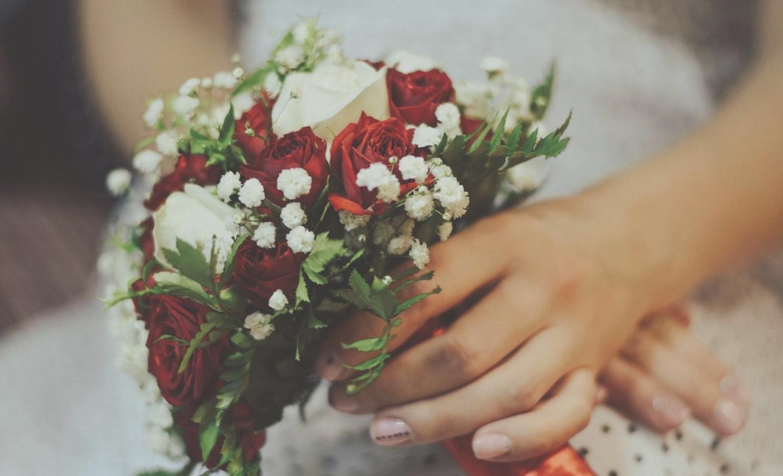 Business event floral setup